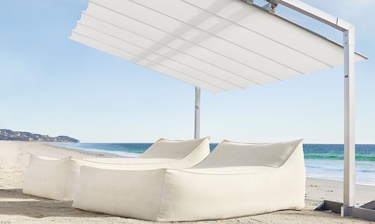 ΔΙΠΛΗ ΞΑΠΛΩΣΤΡΑ ΠΟΥΦ LUXURY IRIDA