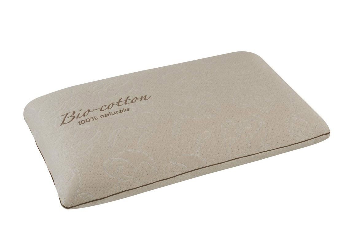 Ψηλό ανατομικό μαξιλάρι Cotton Deluxe Maxi με 100% οργανικά υλικά μαλακό Magniflex