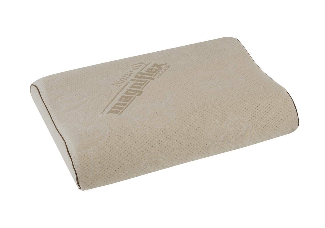 Αυχενικό μαξιλάρι Cotton Deluxe Wave με 100% οργανικά υλικά μαλακό Magniflex